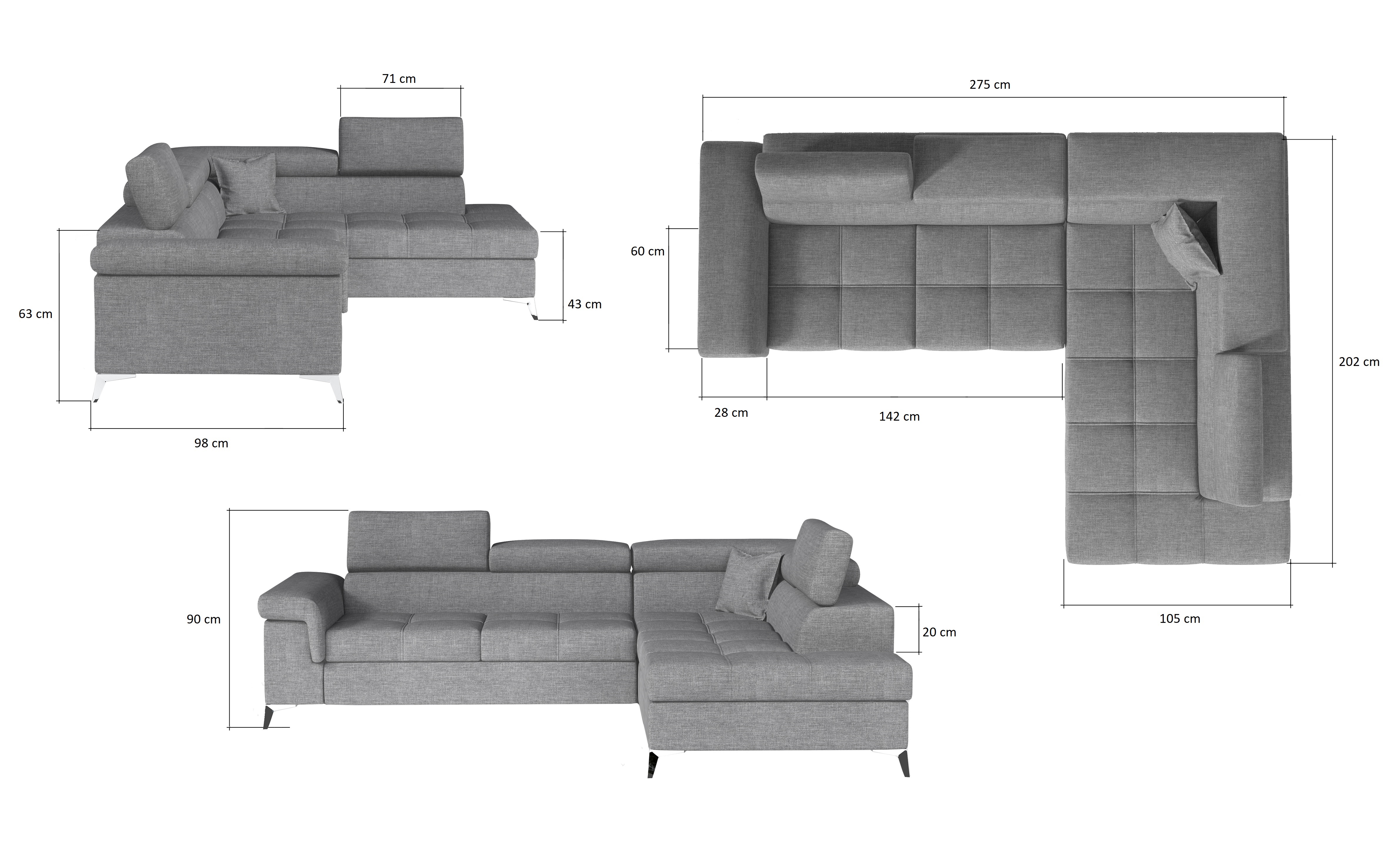 Eridano dimensions